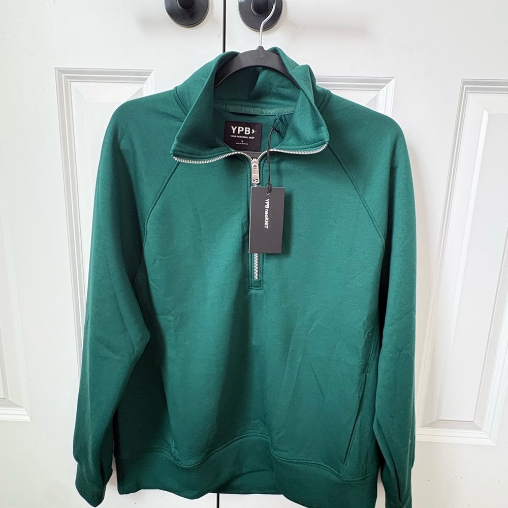 Abercrombie YPB half zip pull over size small